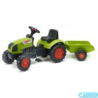Детский трактор на педалях с прицепом Falk 2040A CLAAS ARION